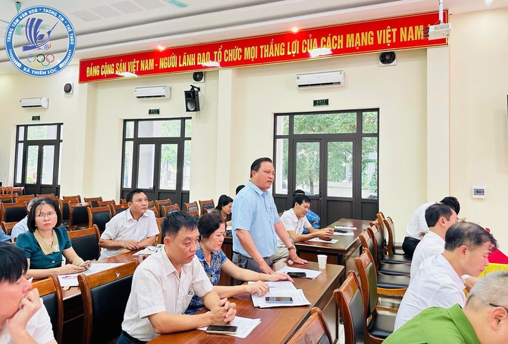 Xã Thiên Lộc tổ chức hội nghị triển khai công tác phòng, chống và khắc phục ảnh hưởng của cơn bão số 03 - Wipha- Ảnh 10.