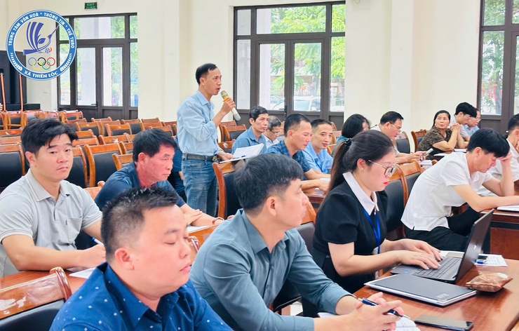 Xã Thiên Lộc tổ chức hội nghị triển khai công tác phòng, chống và khắc phục ảnh hưởng của cơn bão số 03 - Wipha- Ảnh 11.