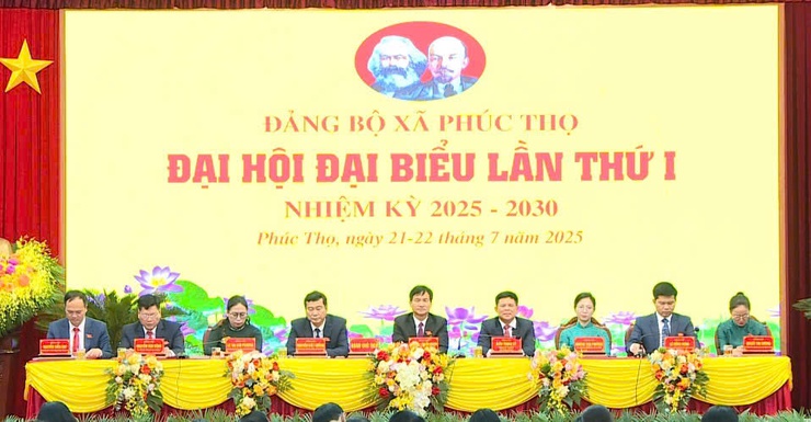 Phúc Thọ tiến hành phiên trù bị - Đại hội Đảng bộ xã lần thứ I, nhiệm kỳ 2025–2030.- Ảnh 6.