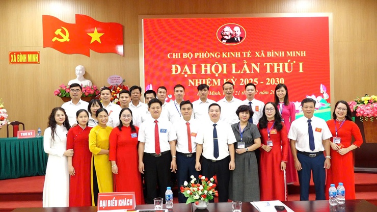 Chi bộ Phòng Kinh tế xã Bình Minh tổ chức Đại hội lần thứ nhất, nhiệm kỳ 2025-2030- Ảnh 5.