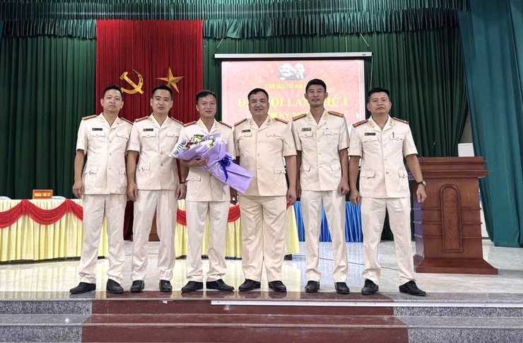 CÁC CHI BỘ TRỰC THUỘC ĐẢNG BỘ CÔNG AN XÃ ỨNG HÒA TỔ CHỨC ĐẠI HỘI LẦN THỨ I, NHIỆM KỲ 2025 – 2030.- Ảnh 5.