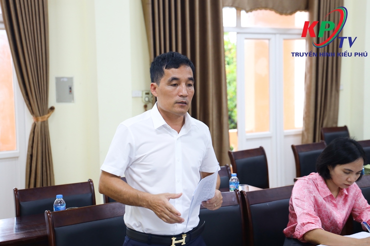 UBND xã Kiều Phú tổ chức hội nghị Báo cáo điều chỉnh quy mô một số Dự án đầu tư công năm 2025- Ảnh 4.