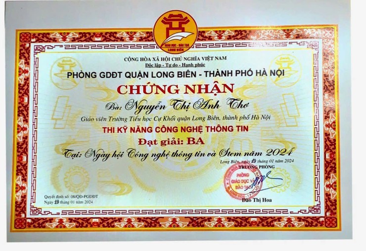 Cô giáo Nguyễn Thị Anh Thơ - Một giáo viên trẻ tâm huyết- Ảnh 1.