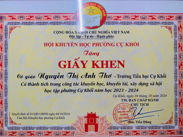 Cô giáo Nguyễn Thị Anh Thơ - Một giáo viên trẻ tâm huyết- Ảnh 4.