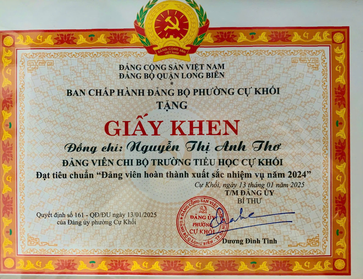 Cô giáo Nguyễn Thị Anh Thơ - Một giáo viên trẻ tâm huyết- Ảnh 3.
