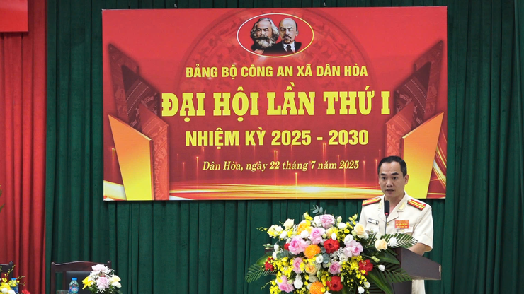 ĐẠI HỘI ĐẢNG BỘ CÔNG AN XÃ DÂN HÒA NHIỆM KỲ 2025 – 2030: PHÁT HUY VAI TRÒ NÒNG CỐT, GIỮ VỮNG AN NINH, TRẬT TỰ PHỤC VỤ PHÁT TRIỂN ĐỊA PHƯƠNG- Ảnh 11.