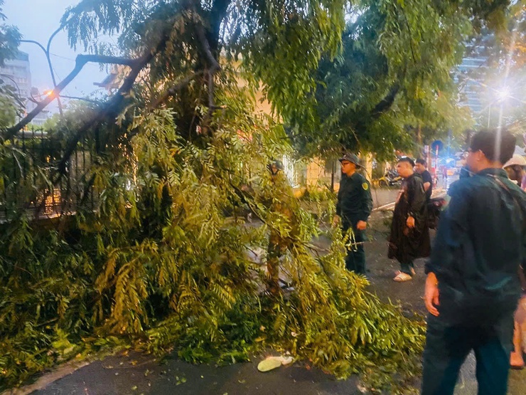 PHƯỜNG BA ĐÌNH NHANH CHÓNG, KỊP THỜI HỖ TRỢ NGƯỜI DÂN TRONG MƯA GIÔNG- Ảnh 1.