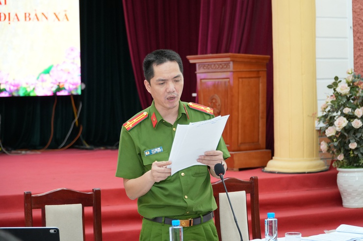 Hội nghị hướng dẫn triển khai công tác PCCC và CNCH trên địa bàn xã- Ảnh 2.