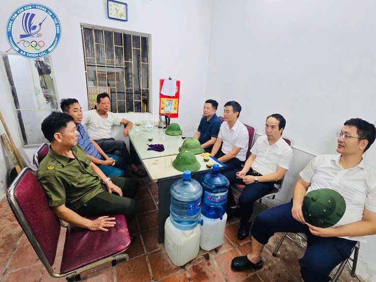 LÃNH ĐẠO XÃ THIÊN LỘC KIỂM TRA CÔNG TÁC PHÒNG, CHỐNG BÃO SỐ 3 - WIPHA TRÊN ĐỊA BÀN XÃ.- Ảnh 7.