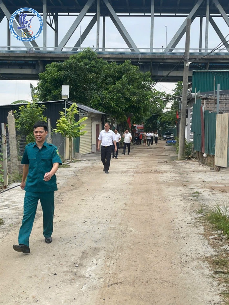 LÃNH ĐẠO XÃ THIÊN LỘC KIỂM TRA CÔNG TÁC PHÒNG, CHỐNG BÃO SỐ 3 - WIPHA TRÊN ĐỊA BÀN XÃ.- Ảnh 14.