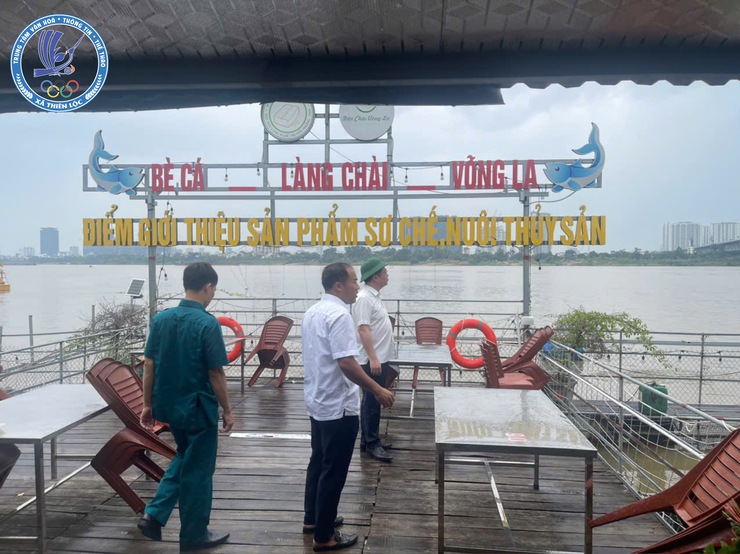 LÃNH ĐẠO XÃ THIÊN LỘC KIỂM TRA CÔNG TÁC PHÒNG, CHỐNG BÃO SỐ 3 - WIPHA TRÊN ĐỊA BÀN XÃ.- Ảnh 17.