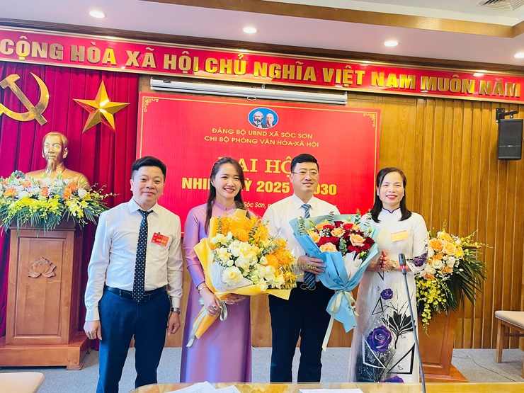ĐẠI HỘI LẦN THỨ NHẤT CHI BỘ PHÒNG VH-XH XÃ SÓC SƠN THÀNH CÔNG TỐT ĐẸP!- Ảnh 3.