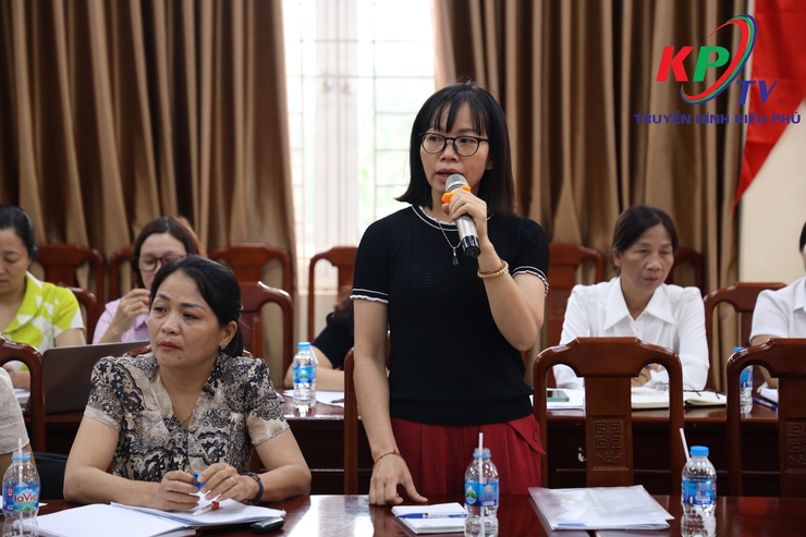 Đảng ủy xã Kiều Phú tổ chức hội nghị Giao ban với Bí thư Chi bộ các trường học trên địa bàn xã- Ảnh 5.
