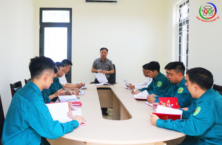 Chủ tịch UBND xã Nguyễn Trung Thành kiểm tra công tác phòng chống cơn bão số 3 và phòng chống thiên tai năm 2025- Ảnh 1.