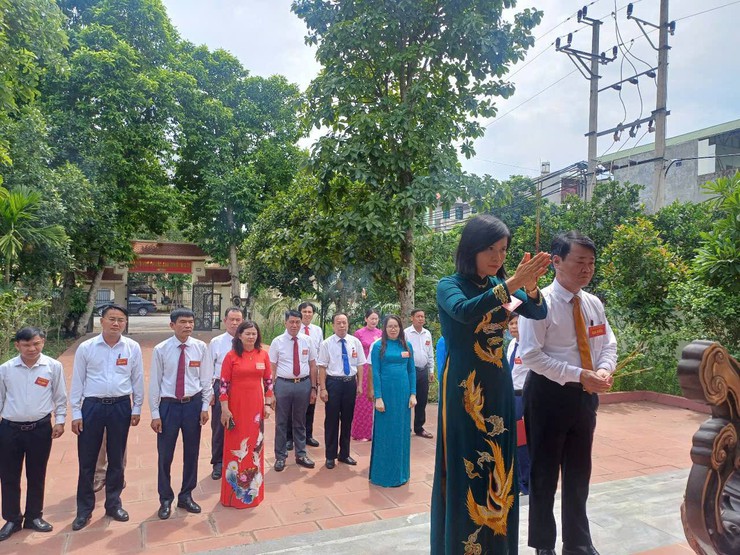 ĐẠI HỘI ĐẢNG BỘ CÁC CƠ QUAN ĐẢNG XÃ HÒA LẠC LẦN THỨ NHẤT, NHIỆM KỲ 2025–2030 THÀNH CÔNG TỐT ĐẸP- Ảnh 1.