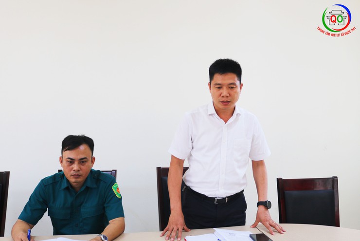 Chủ tịch UBND xã Nguyễn Trung Thành kiểm tra công tác phòng chống cơn bão số 3 và phòng chống thiên tai năm 2025- Ảnh 4.