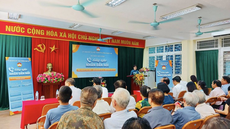 Phường Ngọc Hà ra mắt mô hình "Lắng nghe Nhân dân nói" - Gắn kết chính quyền với Nhân dân quan chuyển đổi số- Ảnh 3.