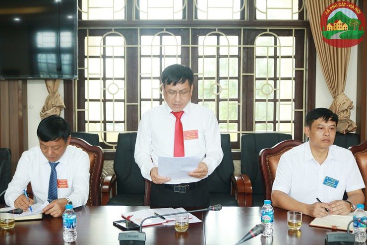 Đại hội chi bộ cơ quan Uỷ ban Kiểm tra Đảng uỷ xã Phú Cát lần thứ I, nhiệm kỳ 2025-2030- Ảnh 6.