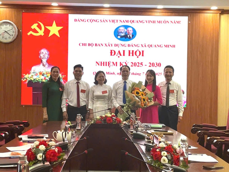 Đại hội các Chi bộ: Ban Xây dựng Đảng, Ủy ban Kiểm tra  Đảng ủy xã Quang Minh lần thứ nhất thành công tốt đẹp - Ảnh 1.