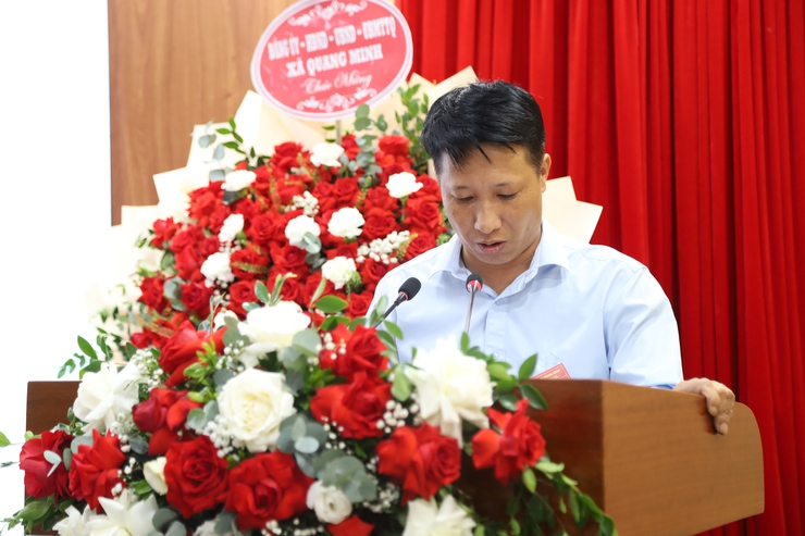 Tổ chức thành công Đại hội Đảng bộ UBND xã Quang Minh lần thứ nhất, nhiệm kỳ 2025- 2030- Ảnh 7.