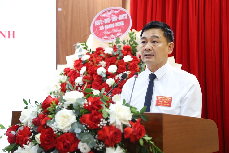 Tổ chức thành công Đại hội Đảng bộ UBND xã Quang Minh lần thứ nhất, nhiệm kỳ 2025- 2030- Ảnh 3.