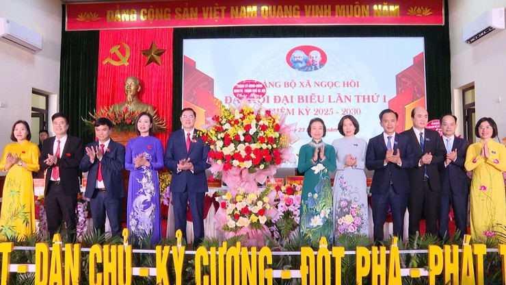 Đại hội đại biểu Đảng bộ xã Ngọc Hồi lần thứ I, nhiệm kỳ 2025 - 2030: Phát huy vai trò lãnh đạo của Đảng, lấy người dân làm trung tâm- Ảnh 10.
