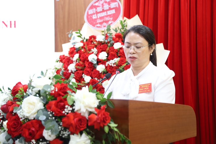Tổ chức thành công Đại hội Đảng bộ UBND xã Quang Minh lần thứ nhất, nhiệm kỳ 2025- 2030- Ảnh 6.