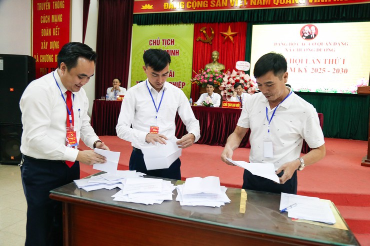 Đảng bộ xã Chương Dương: Sẵn sàng cho nhiệm kỳ đổi mới- Ảnh 7.