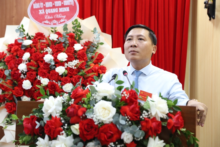 Đại hội Chi bộ Quân sự xã Quang Minh lần thứ I, nhiệm kỳ 2025 – 2030: Bước phát triển quan trọng trong công tác lãnh đạo, chỉ đạo nhiệm vụ quốc phòng – quân sự địa phương- Ảnh 3.