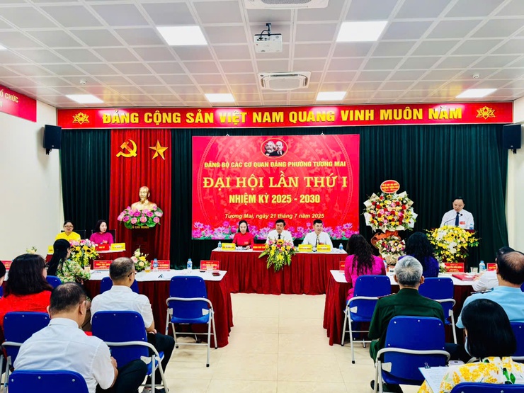 ĐẠI HỘI CÁC CƠ QUAN ĐẢNG PHƯỜNG TƯƠNG MAI LẦN THỨ I: DẤU ẤN CỦA ĐOÀN KẾT, DÂN CHỦ, KỶ CƯƠNG, ĐỘT PHÁ, PHÁT TRIỂN
- Ảnh 8.
