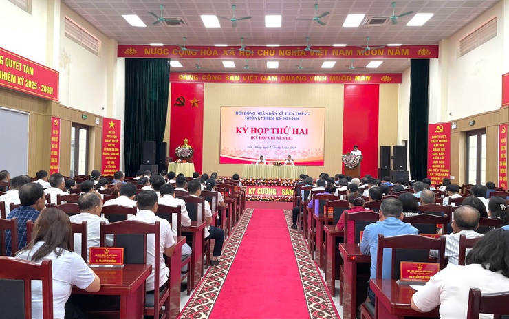 HĐND xã Tiến Thắng tổ chức Kỳ họp thứ hai- Ảnh 1.