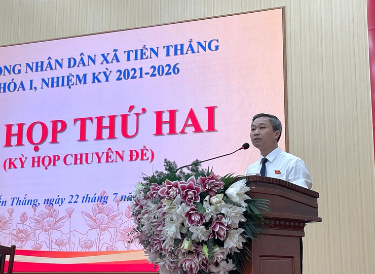 HĐND xã Tiến Thắng tổ chức Kỳ họp thứ hai- Ảnh 3.
