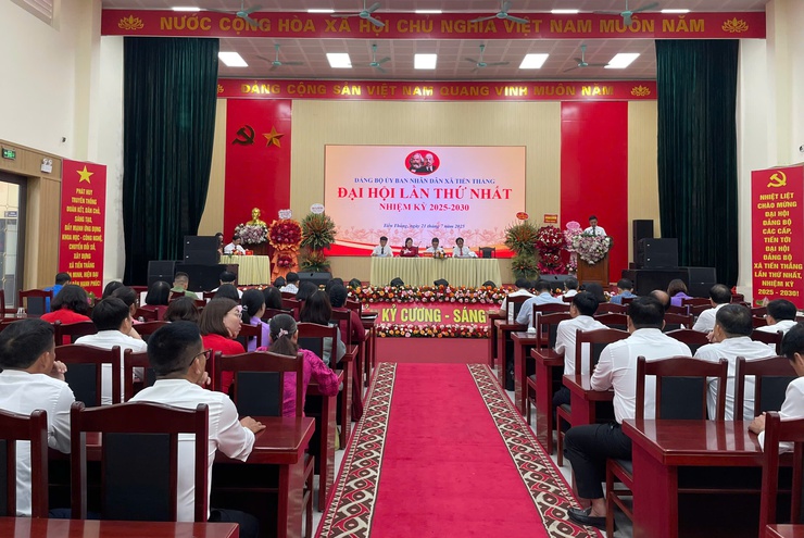 Xã Tiến Thắng tổ chức Đại hội Đảng bộ UBND xã lần thứ I nhiệm kỳ 2025 - 2030- Ảnh 1.