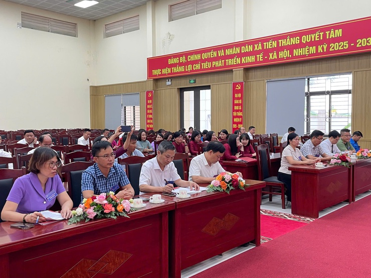 Xã Tiến Thắng tổ chức Đại hội Đảng bộ UBND xã lần thứ I nhiệm kỳ 2025 - 2030- Ảnh 2.