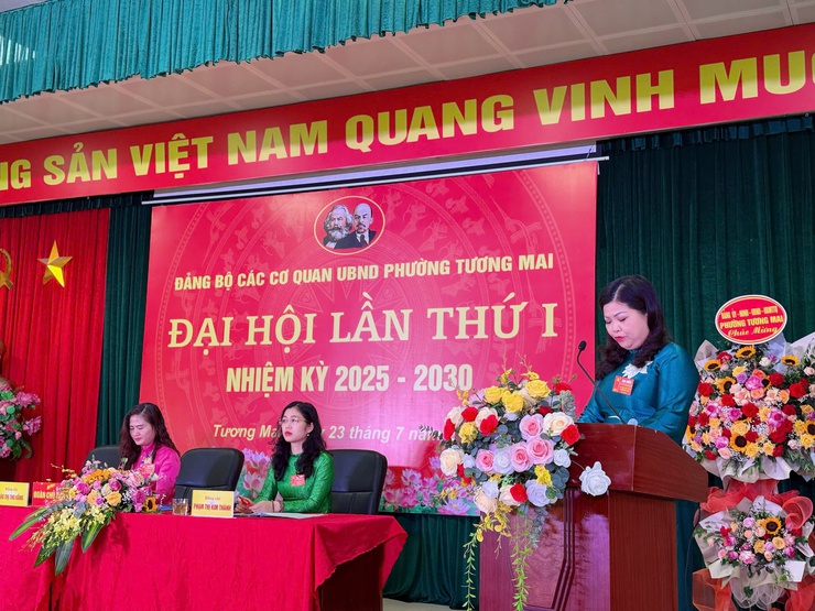 Đại hội Đảng bộ các cơ quan UBND phường Tương Mai,
lần thứ I, nhiệm kỳ 2025- 2030 thành công tốt đẹp- Ảnh 10.