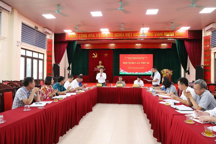 Hội nghị Ban Chấp hành Đảng bộ xã Hồng Vân lần thứ 02 (hội nghị mở rộng)- Ảnh 1.