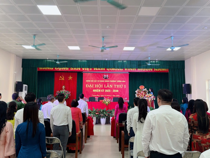 Đại hội Đảng bộ các cơ quan UBND phường Tương Mai,
lần thứ I, nhiệm kỳ 2025- 2030 thành công tốt đẹp- Ảnh 17.