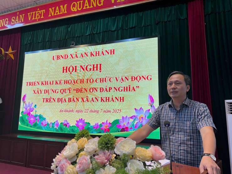 An Khánh vận động xây dựng Quỹ "đền ơn đáp nghĩa"- Ảnh 3.
