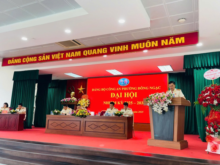 ĐẠI HỘI ĐẢNG BỘ CÔNG AN PHƯỜNG ĐÔNG NGẠC LẦN THỨ I, NHIỆM KỲ 2025 – 2030 THÀNH CÔNG TỐT ĐẸP!- Ảnh 3.