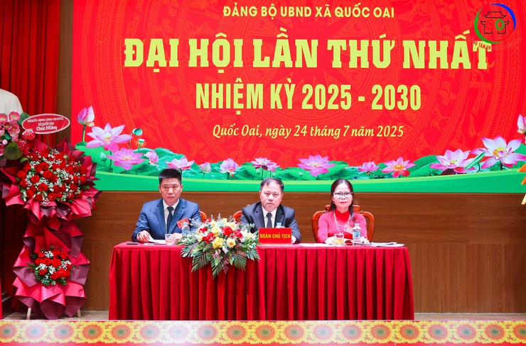 Quốc Oai tổ chức thành công Đại hội Đảng bộ UBND xã lần thứ I, nhiệm kỳ 2025 – 2030- Ảnh 5.