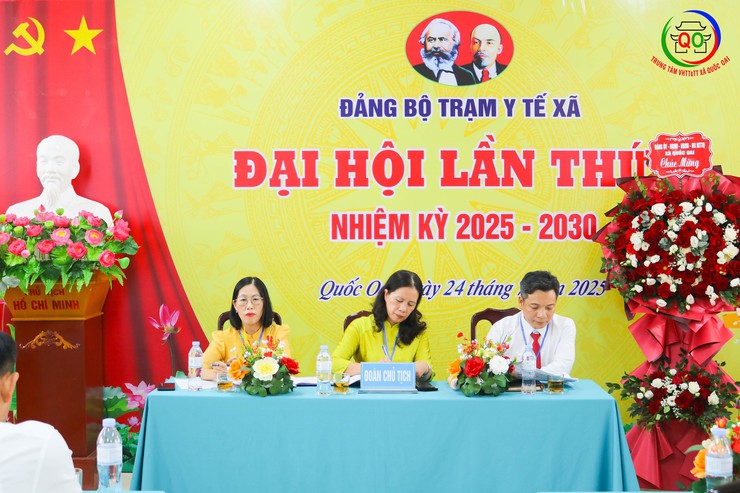 Đại hội Đảng bộ Trạm y tế xã Quốc Oai lần thứ nhất, nhiệm kỳ 2025 - 2030- Ảnh 5.