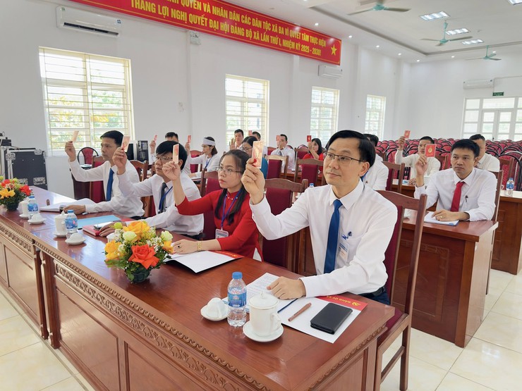 ĐẠI HỘI ĐẢNG BỘ CÁC CƠ QUAN ĐẢNG XÃ BA VÌ LẦN THỨ I, NHIỆM KỲ 2025–2030- Ảnh 6.