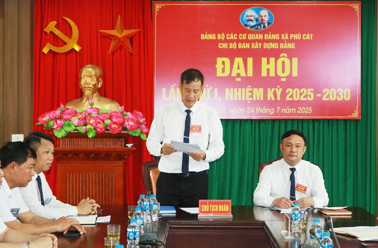 Đại hội Chi bộ Ban Xây dựng Đảng: Tập trung xây dựng tổ chức Đảng vững mạnh, nhiệm kỳ 2025–2030- Ảnh 6.