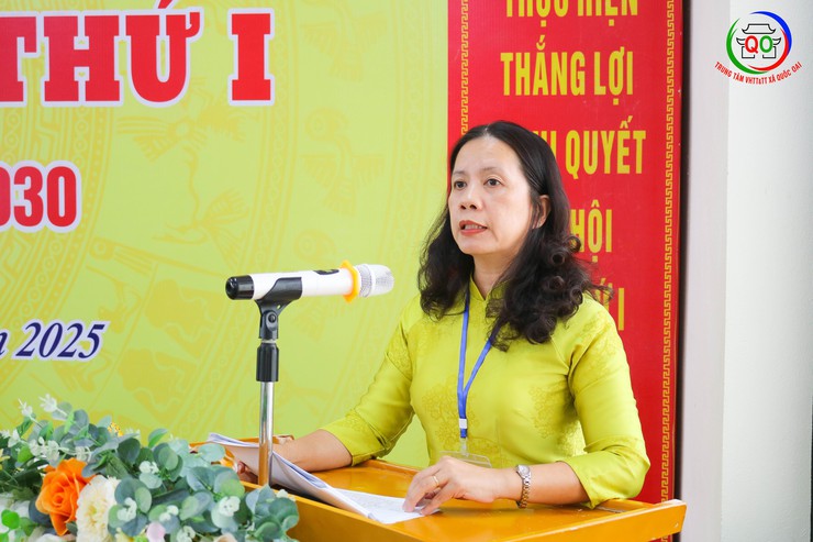 Đại hội Đảng bộ Trạm y tế xã Quốc Oai lần thứ nhất, nhiệm kỳ 2025 - 2030- Ảnh 6.