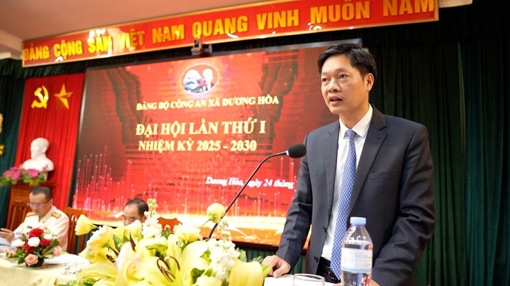 Đại hội Đảng bộ lần thứ nhất Công an xã Dương Hoà, nhiệm kỳ 2025 – 2030- Ảnh 6.