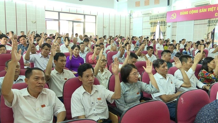 Kỳ họp thứ hai HĐND xã An Khánh, khóa XXI, nhiệm kỳ 2021 - 2026- Ảnh 7.