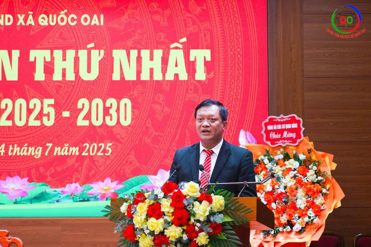 Quốc Oai tổ chức thành công Đại hội Đảng bộ UBND xã lần thứ I, nhiệm kỳ 2025 – 2030- Ảnh 8.