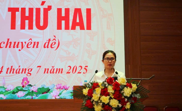 Kỳ họp thứ 2 HĐND xã Quốc Oai khóa I, nhiệm kỳ 2021-2026 thành công tốt đẹp- Ảnh 8.