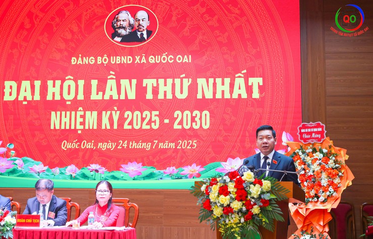 Quốc Oai tổ chức thành công Đại hội Đảng bộ UBND xã lần thứ I, nhiệm kỳ 2025 – 2030- Ảnh 9.