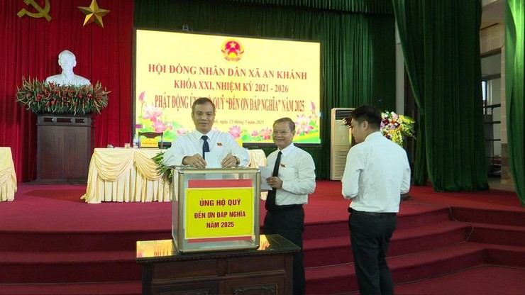 Kỳ họp thứ hai HĐND xã An Khánh, khóa XXI, nhiệm kỳ 2021 - 2026- Ảnh 9.